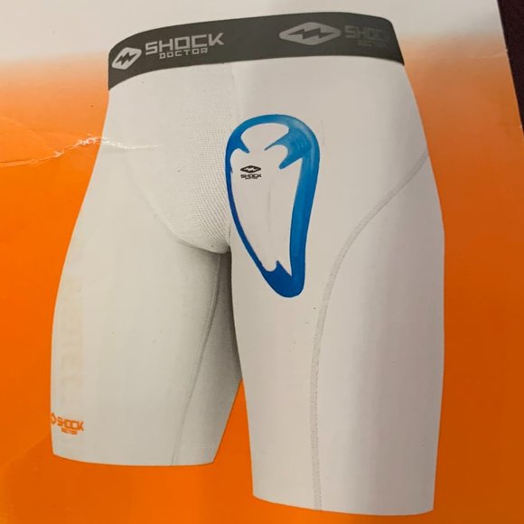 SHOCK DOCTOR BOY"S CORE DOUBLE COMPRESSION SHORT WITH BIO-FLEX CUP XL - Picture 2 of 7